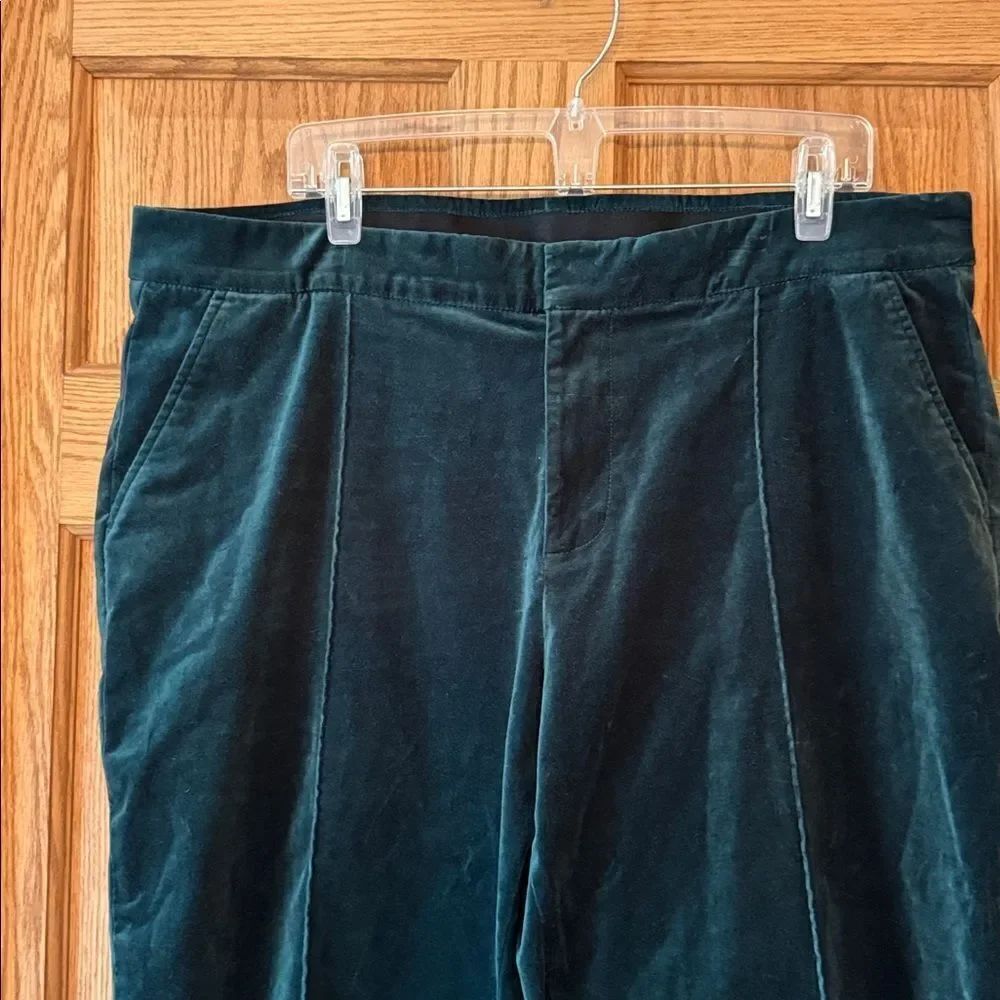 LANDS' END Velvet High Rise Pintuck Pants - Picture 10 of 15